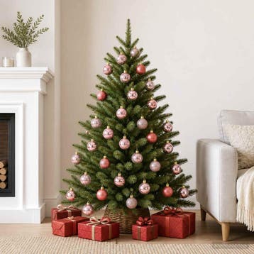 vidaXL Kerstballen set 100 st Roze en rosé 4 cm Polystyreen, Diversen, Verzenden, Nieuw