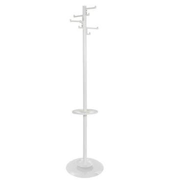 Staande kapstok Porcelain 4 dubbele haken wit, Verzenden, Nieuw
