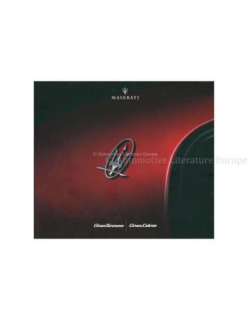 2018 MASERATI GRANTUSIMO | GRANCABRIO BROCHURE ENGELS, Nieuw, Author