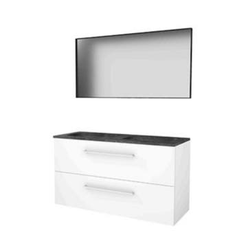 Basic-Line Framed 46 Badkamermeubelset - 120 x 46 cm - Met, Ophalen of Verzenden, Nieuw