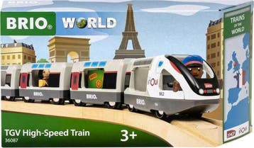 BRIO World TGV-hogesnelheidstrein - Speeltrein voor kinderen, Ophalen of Verzenden, Nieuw