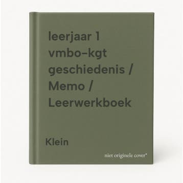 leerjaar 1 vmbo-kgt geschiedenis / Memo / Leerwerkboek Klein, Boeken, Schoolboeken, Verzenden, Zo goed als nieuw, Klein