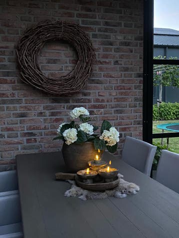 Solar LED waxinelichtjes Olive - 3 stuks, Ophalen of Verzenden, Nieuw