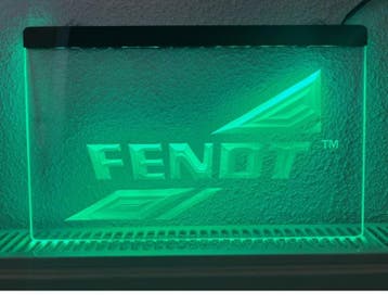 Fendt neon bord lamp LED cafe verlichting reclame lichtbak, Verzamelen, Verzenden, Nieuw