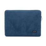 Bombata Velvet Laptophoes Sleeve - 13 / 14 inch - Blauw, Verzenden, Nieuw