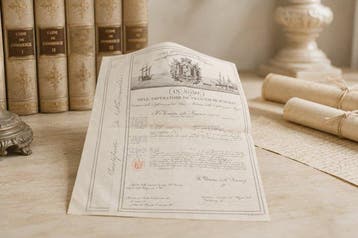 Napoleone - Atto di Navigazione dei Bastimenti Italiani -