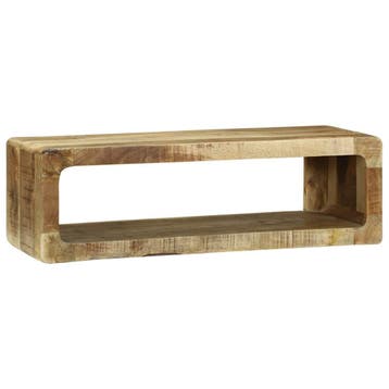vidaXL TV-kast Bruin 80 x 30 x 25 cm Massief mangohout, Verzenden, Nieuw