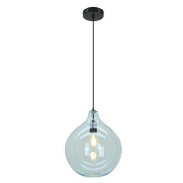 Design hanglamp blauw, Cees, Huis en Inrichting, Lampen | Hanglampen, Ophalen of Verzenden, Nieuw, Glas, Design