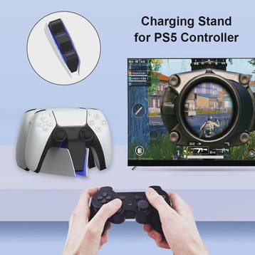 Dubbele Oplaadstandaard voor PS5 DualSense Controllers - Sne, Huis en Inrichting, Verzenden, Nieuw