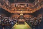 Mason Storm (1966) - Monkey Parliament (Banksy inspired), Antiek en Kunst, Kunst | Designobjecten