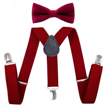 Fako Fashion - Kinder Bretels Met Vlinderstrik - 65cm -, Verzenden, Nieuw