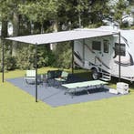 vidaXL Tenttapijt Blauw en Grijs 600 x 400 cm Polyetheen, Verzenden, Nieuw