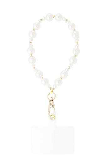 Goudlief Telefoonkoord golden pearl (Telefoonketting), Verzenden, Nieuw