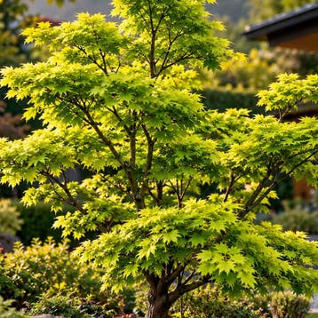 Japanse esdoorn Aureum container (P17) Sierplanten, Tuin en Terras, Verzenden, Overige soorten, Struik