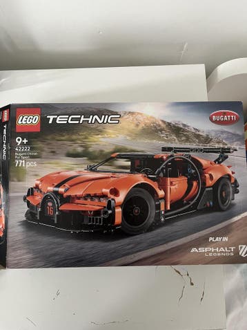 LEGO Bugatti Chiron Pur Sport Hypercar 42222, Kinderen en Baby's, Verzenden, Lego, Zo goed als nieuw, Technic