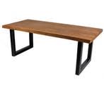 Eetkamertafel gerecycled teak, Huis en Inrichting, Tafels | Eettafels, Nieuw