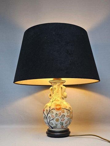 Tafellamp - Porselein - Imari-stijl lamp