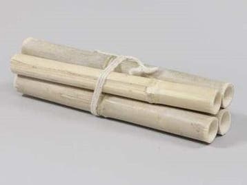 Bamboe stokken Naturel ca. 34 cm bundel 4 stuks, Ophalen of Verzenden, Nieuw