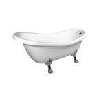 Vrijstaand Bad Sapho Retro 173x75x84 cm Wit met Leeuwenpoten, Ophalen of Verzenden, Nieuw, Chroom, Overige typen