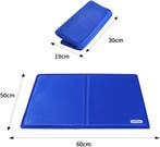 Koelmat Hond & Kat - 65x50 cm - Blauw - Nobleza, Verzenden, Zo goed als nieuw