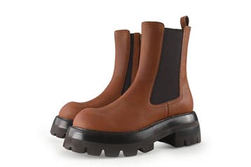 Jeffrey Campbell Enkellaarzen in maat 40 Bruin, Bruin, Verzenden, Lage of Enkellaarzen, Zo goed als nieuw