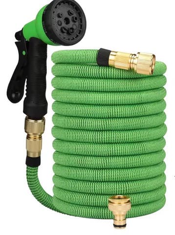 100FT Hogedruk Magische Tuinslang + 8 Functiespuit, Verzenden, Nieuw