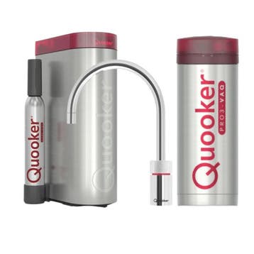 €1960 QUOOKER PRO3 NORDIC ROUND CHROOM + CUBE - 3NRCHR, Ophalen of Verzenden, Nieuw