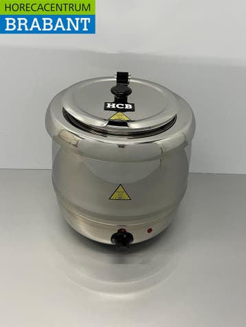 RVS HCB Soepketel Soepterrine 10 liter 230V Horeca, Ophalen of Verzenden, Nieuw in verpakking