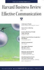 Harvard Business Review on Effective Communication, Verzenden, Gelezen, Harvard Business Review
