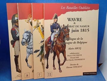 - - Lot Les Batailles Oubliées/Eylau-Quatre-Bras-Ligny-Wavre