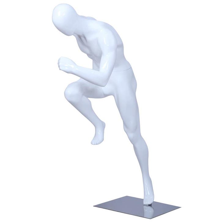 Sport Faceless Etalagepop Heer Glossy Wit ZJMS01 –, Zakelijke goederen, Kantoor en Winkelinrichting | Winkel en Inventaris