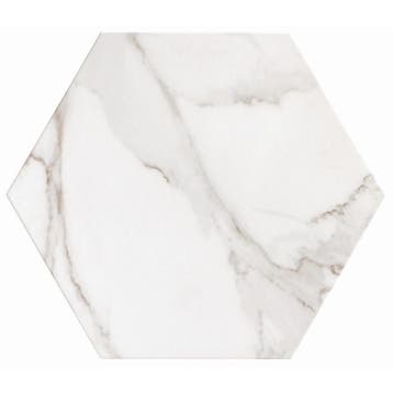 Hexagon Vloertegel Realonda Verona 56 x 48,5 cm Wit (Prijs, Nieuw, Ophalen of Verzenden, Vloertegels, Overige materialen