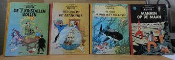 Kuifje 11, 12, 13 & 17, - Mannen op de Maan, De Schat van de, Nieuw