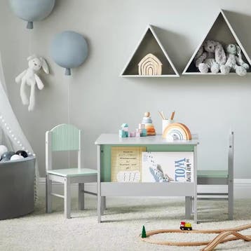 Kindertafel met Stoelen en Opbergplank voor Spelen en Leren, Verzenden, Nieuw