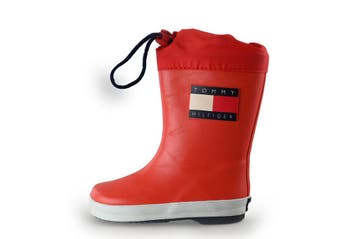 Tommy Hilfiger Regenlaarzen Jongens in maat 27 Rood, Verzenden, Jongen of Meisje, Laarzen, Tommy Hilfiger