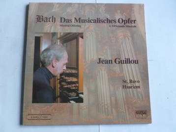 Bach - Das Musicalisches Opfer / Jean Guillou (LP) gesigneer, Cd's en Dvd's, Vinyl | Klassiek, Ophalen of Verzenden, Zo goed als nieuw