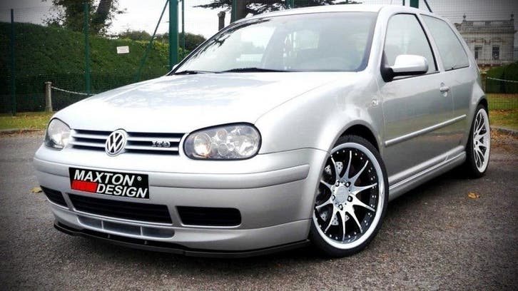 Front Splitter VW GOLF IV (VOOR 25E VOORBUMPER SPOILER), Auto diversen, Tuning en Styling, Verzenden