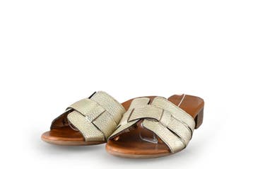 Hispanitas Slippers in maat 37 Geel, Kleding | Dames, Schoenen, Slippers, Verzenden, Nieuw, Geel