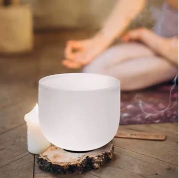 Kristallen Klankschaal Quartz 432/440Hz Yoga Meditatie, Verzenden, Nieuw