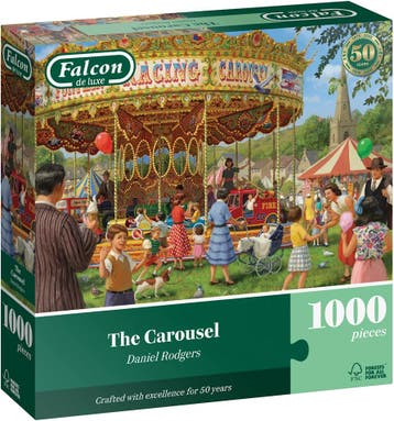 Falcon – The Carousel Puzzel (1000 stukjes) | Falcon -, Hobby en Vrije tijd, Verzenden, Nieuw
