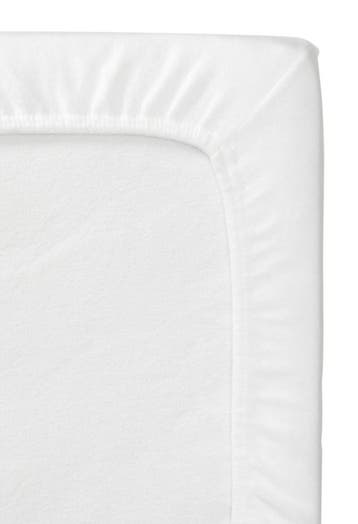 HEMA Ledikant molton hoeslaken 60 x 120 cm, Verzenden, Nieuw, Wit