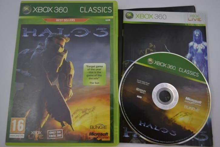 Halo 3 - Classics (360), Spelcomputers en Games, Games | Xbox 360, 1 speler, Zo goed als nieuw, Verzenden