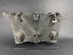 Paneel met maskers - sculptuur - Tshokwe - Congo