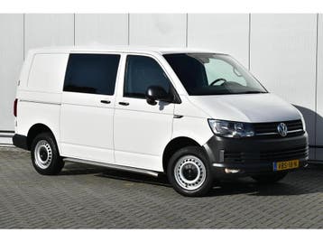 Zakelijke lease - Volkswagen Transporter 2.0 TDI L1H1 2x, Stof, Gebruikt, Wit, Handgeschakeld