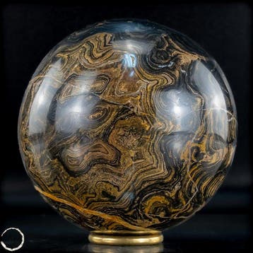 Zeer zeldzame natuurlijke stromboliet Sphere- 2317.74 g