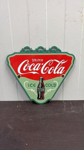 Coca-Cola – Vintage emaille reclamebord – “Ice Cold”