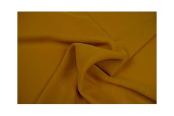 15 meter chiffon stof - Okergeel, 120 cm of meer, Geel, Ophalen of Verzenden, Polyester