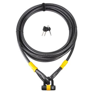 VINZ Kibo Kabelslot ART / VBV / CCV - 10 Meter, Motoren, Accessoires | Sloten, Verzenden, Nieuw
