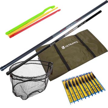Ultimate Action Tele Pole Complete Vaste Hengel Set 5m, Verzenden, Nieuw