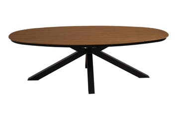 Tuintafel Ovaal  Arezzo  Polywood  240 cm  Lesli Living, Verzenden, Nieuw